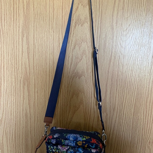 Brighton Floral Crossbody Bag - Navy and Multicolor - Picture 2 of 12